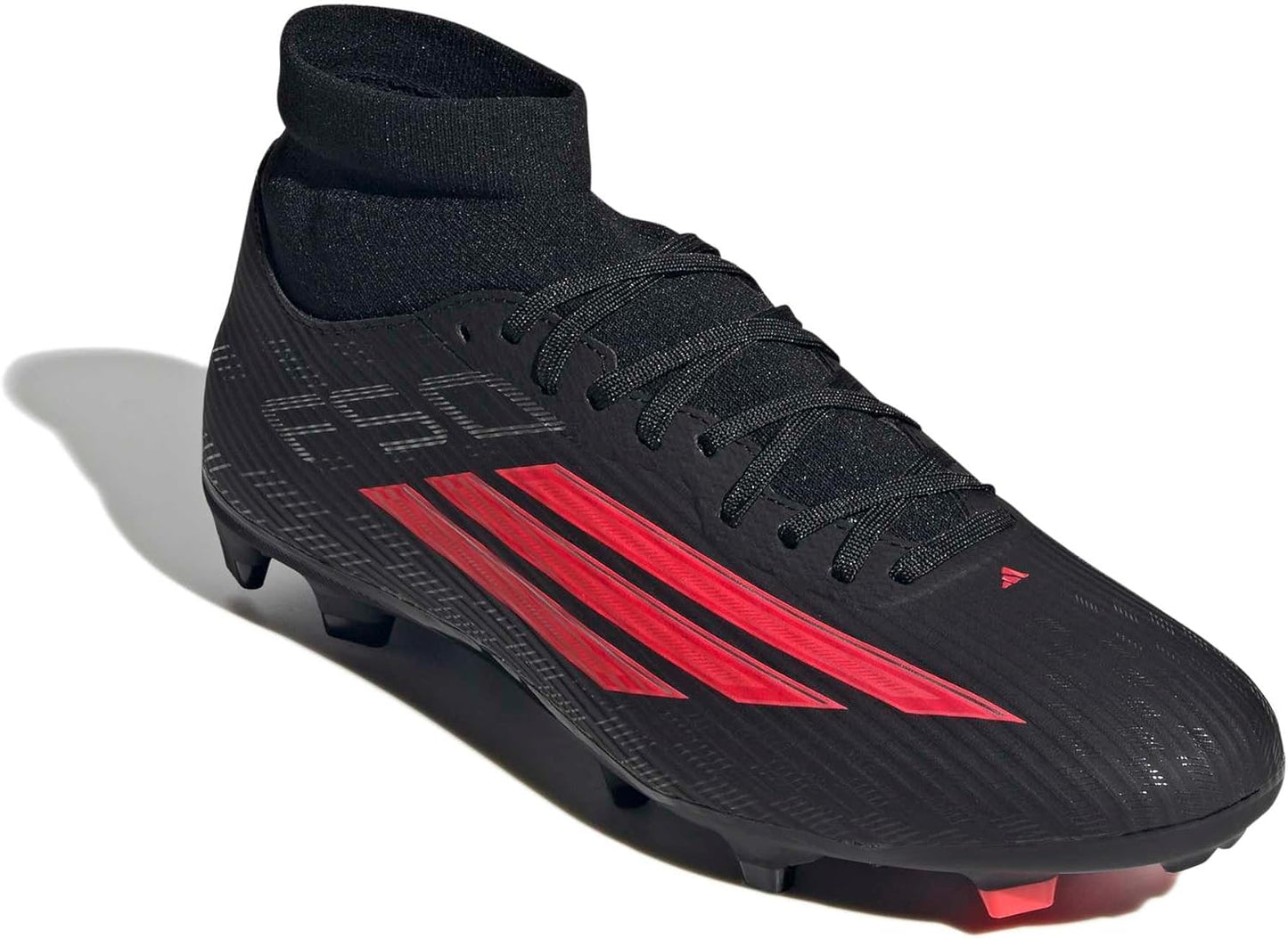 Adidas Mens F50 League Mid Cut Firm Groundmulti Ground Soccer Cleats - Black, Red