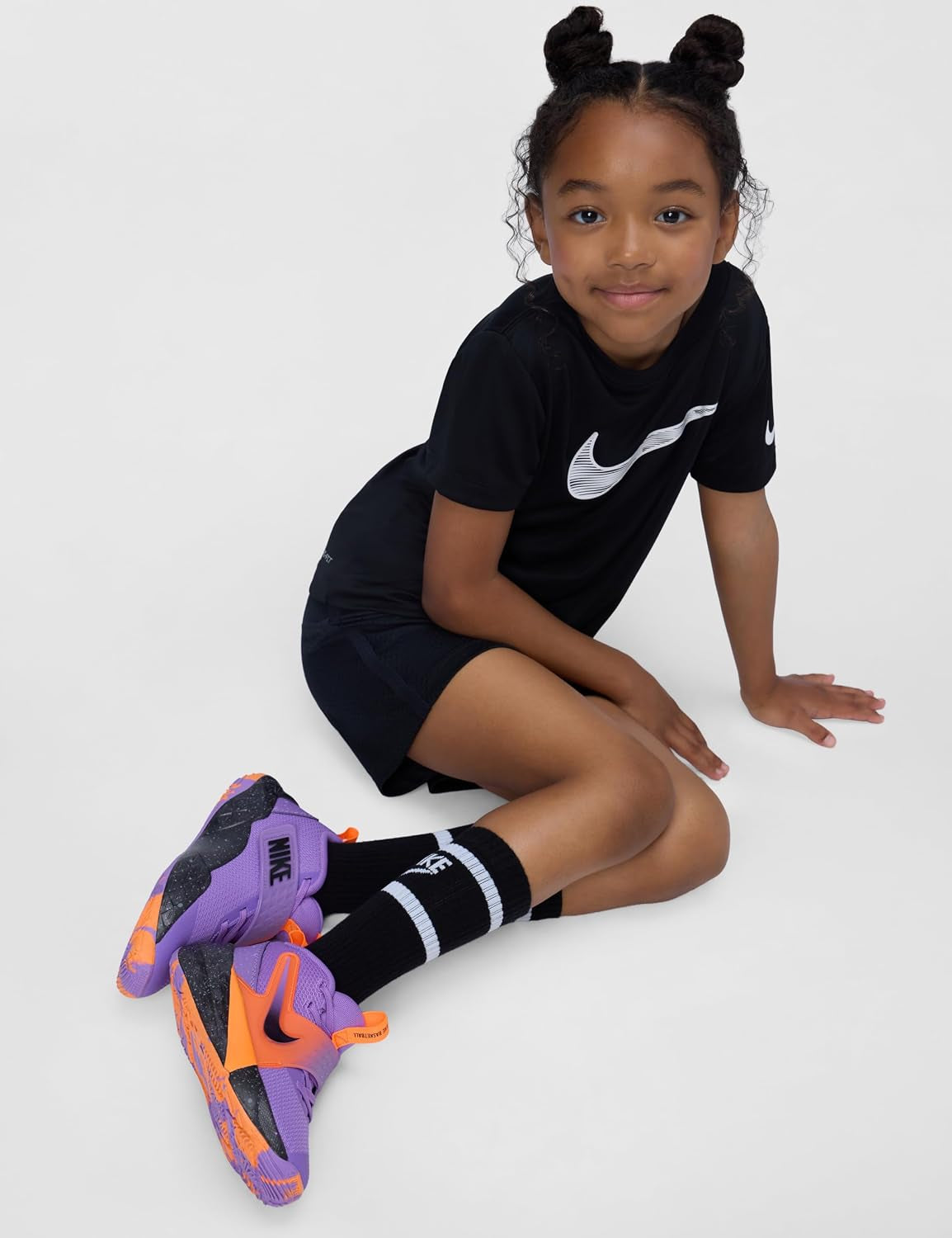 Nike Unisex Kids' Team Hustle D 12 Basketball Shoes - Boys Girls Toddlers & Baby Sneakers